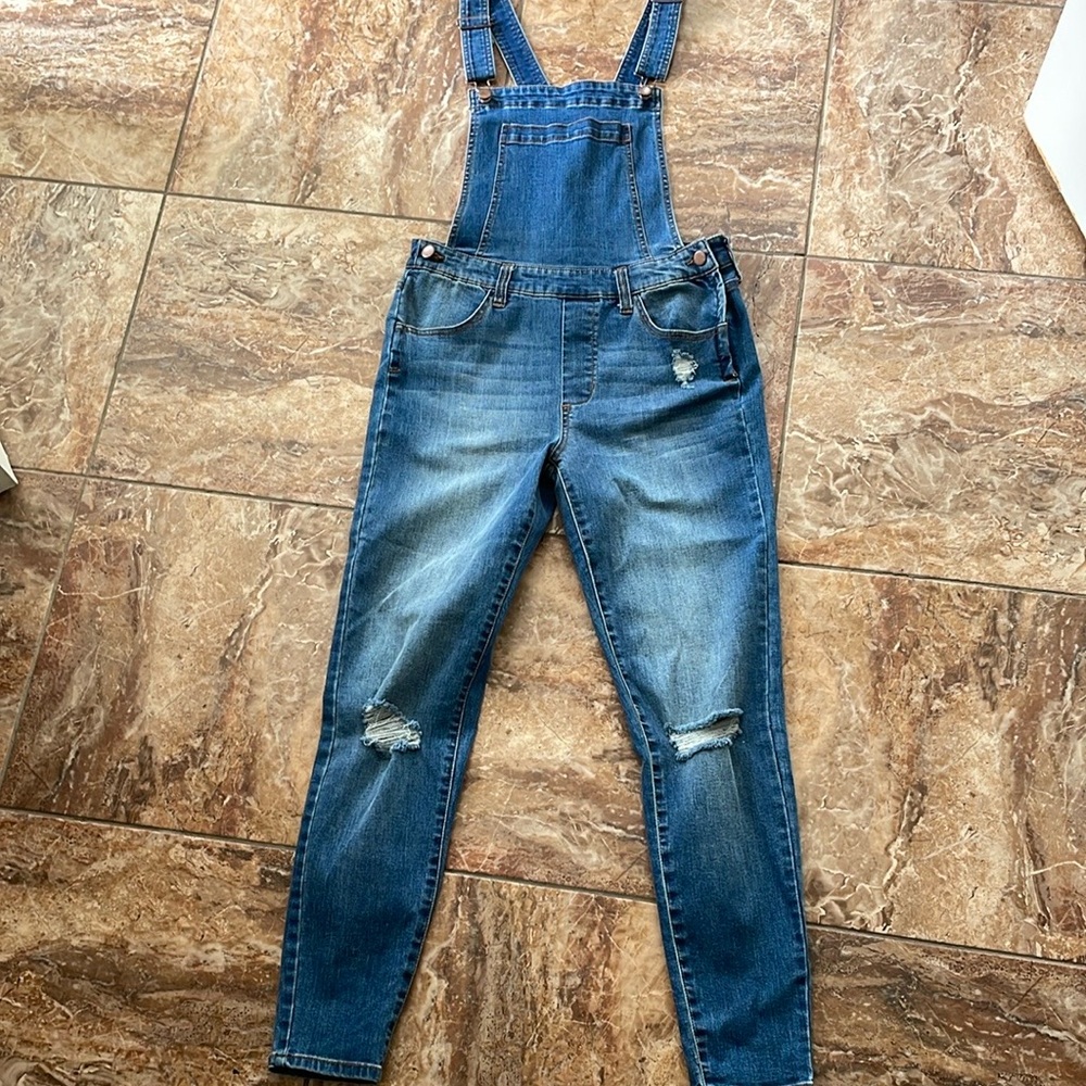 Altar’d State (New) distressed Bib Overalls